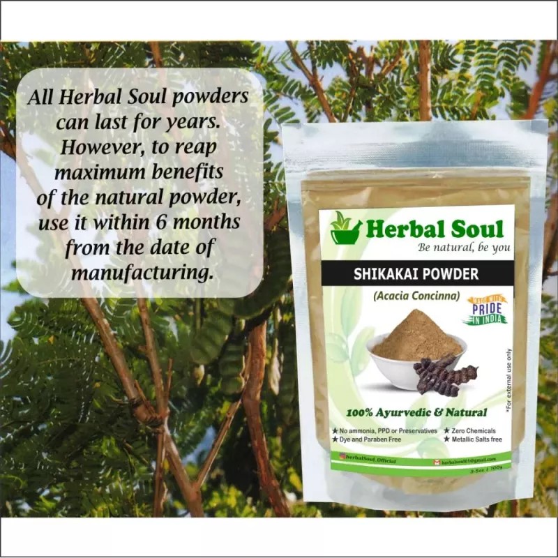 Herbal Soul Shikakai Powder (100g, Pack of 2)