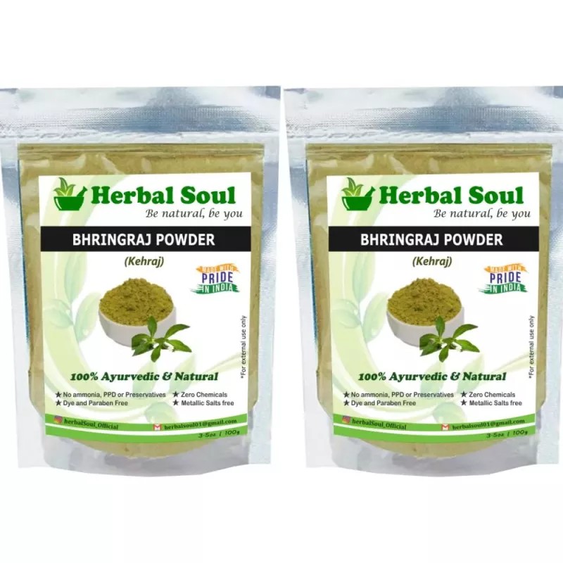 Herbal Soul Bhringraj Powder (100g, Pack of 2)
