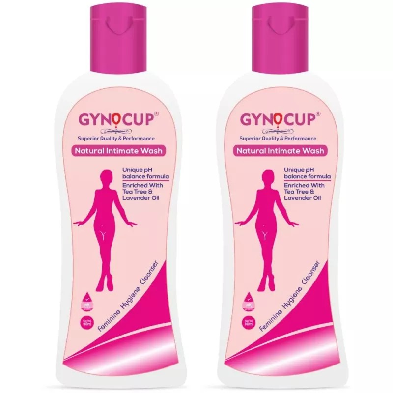 Gynocup Female Intimate Wash (100ml, Pack of 2)