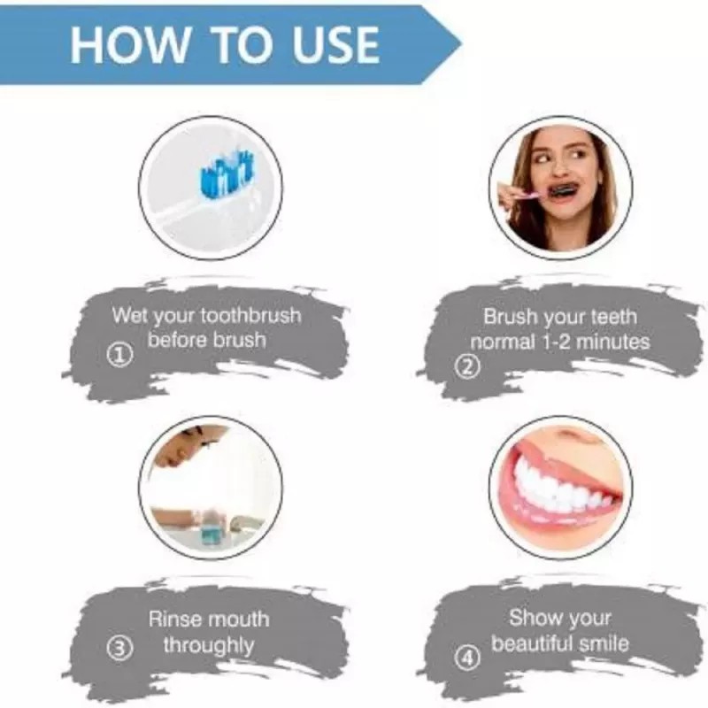 Nuerma Science Activated Charcoal Teeth Whitening Powder (50g)