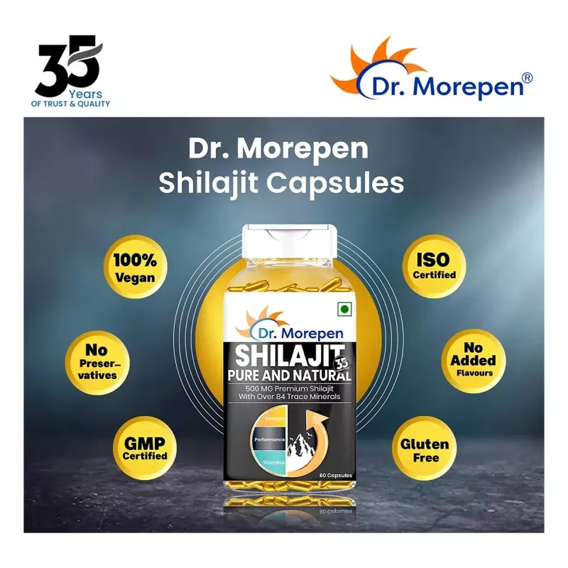 Dr Morepen Shilajit Capsules (60caps)