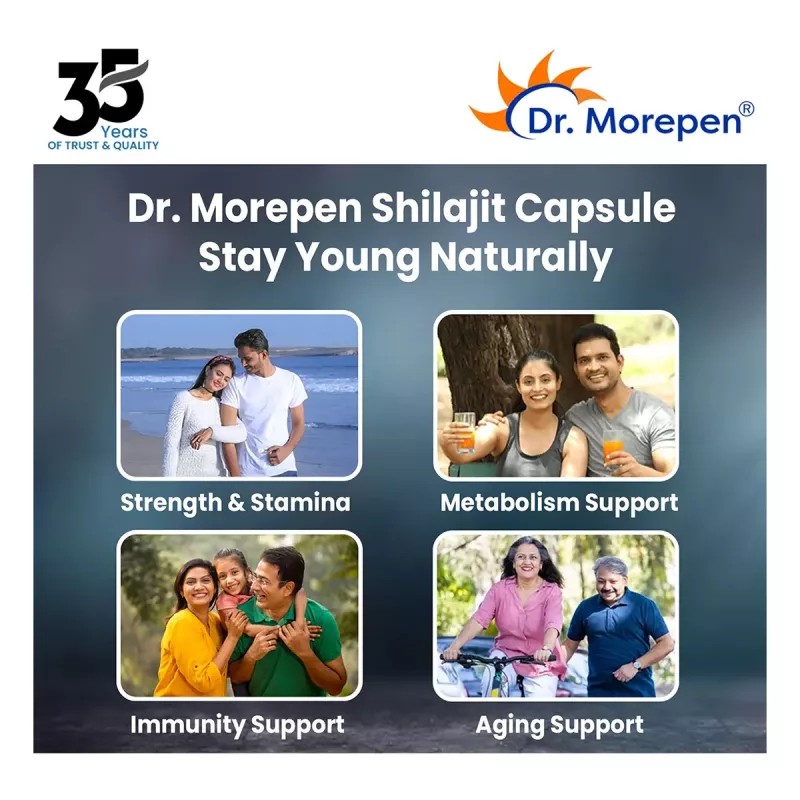 Dr Morepen Shilajit Capsules (60caps)