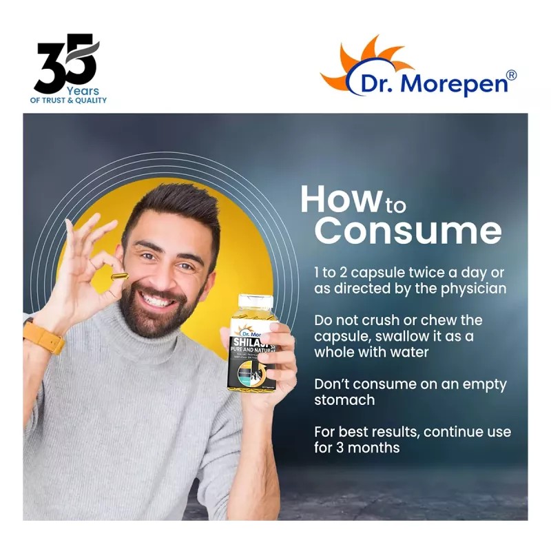 Dr Morepen Shilajit Capsules (60caps)