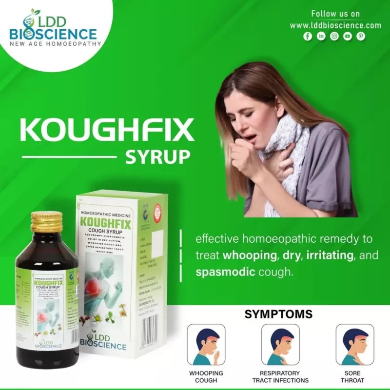 LDD Bioscience Koughfix Cough Syrup Sugar Free (100ml)