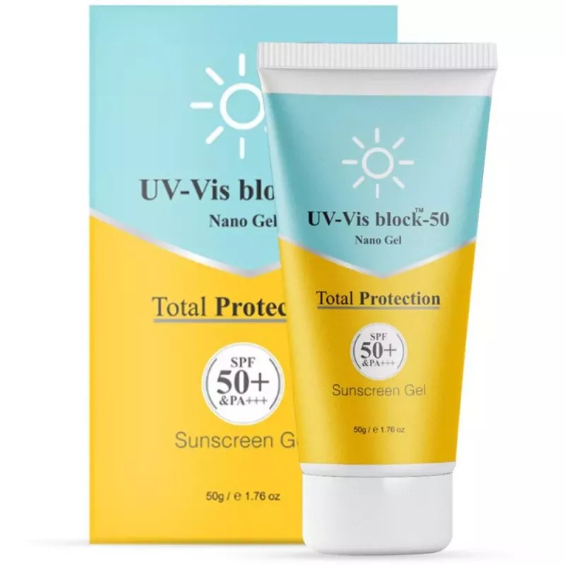 CosmoTrend Uv-Vis Block Sunscreen Gel Spf 50 & Pa+++ (50g)