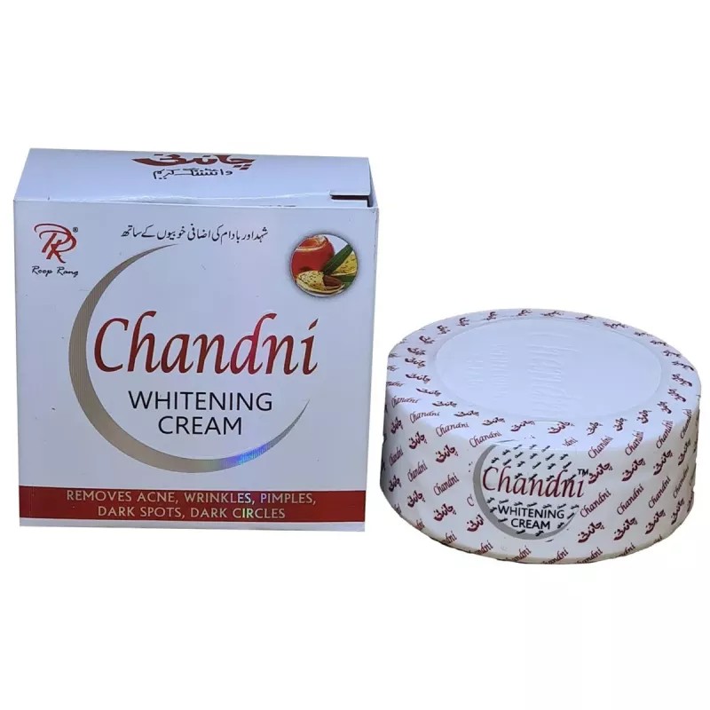 Chandni Whitening Cream (28g, Pack of 4)