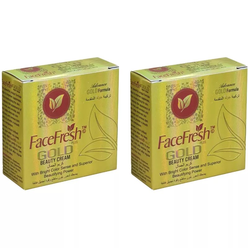 Face Fresh Gold Plus Beauty Cream (23g, Pack of 2)