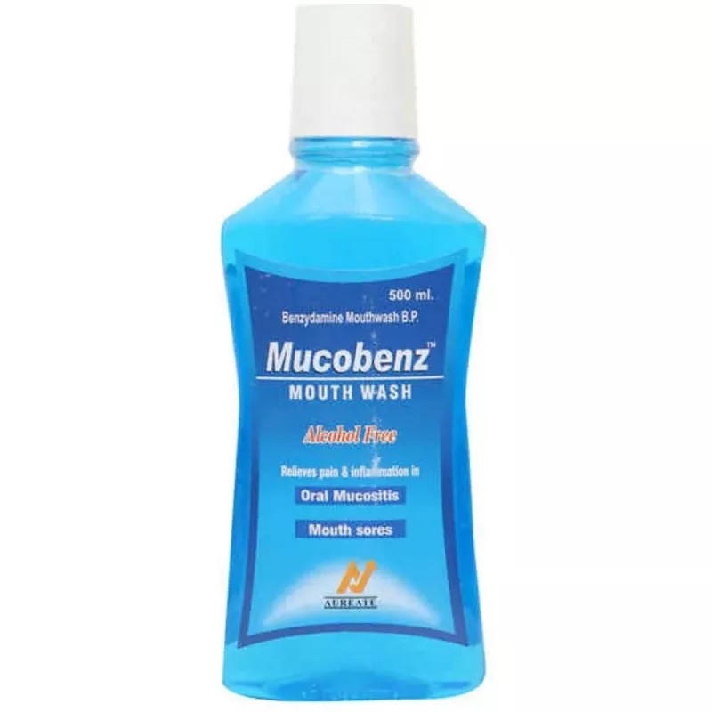 Aureate Healthcare Mucobenz Mouth Wash (0.15%w/v) (500ml)