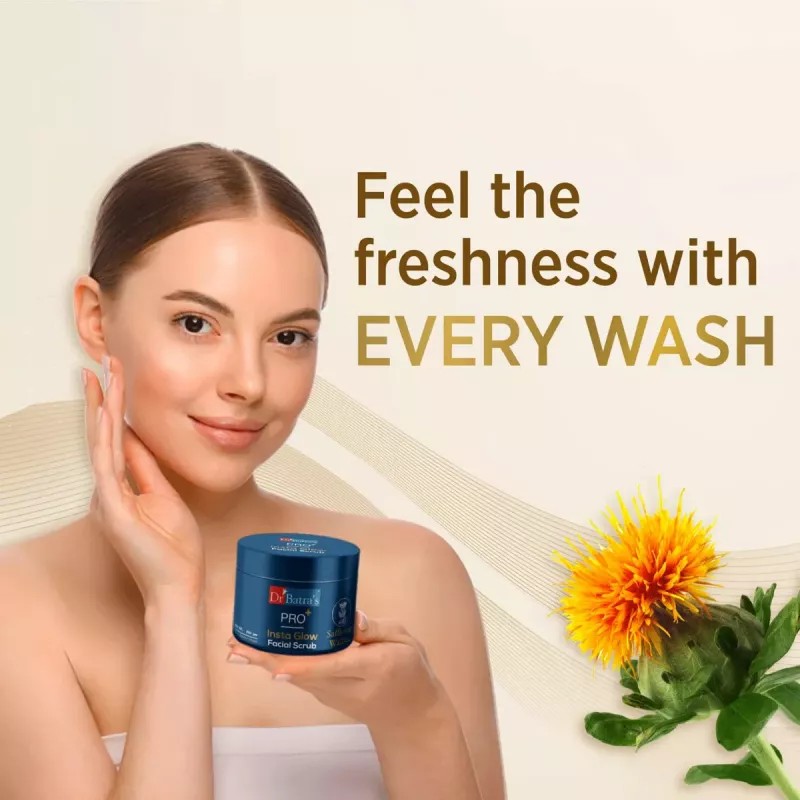 Dr Batras Pro+ Insta Glow Facial Scrub (250g)