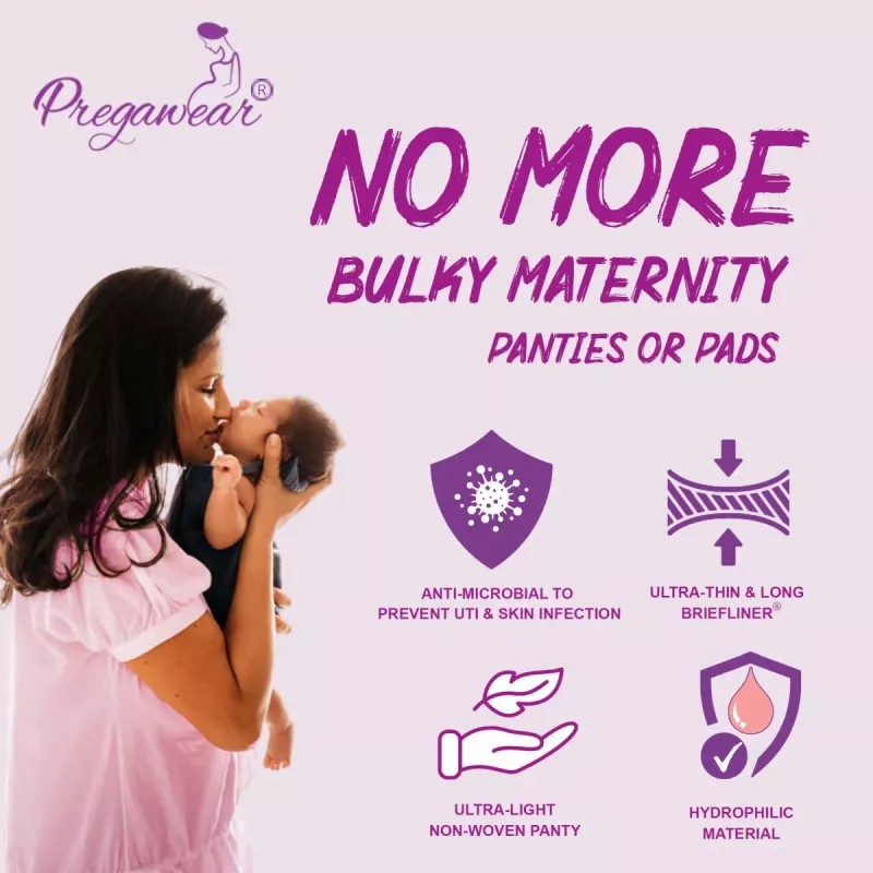 Prowee Disposable Post Partum Pregawear Panty For Women (5 Pcs) (XS)