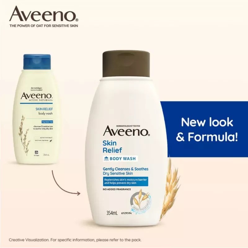 Johnson & Johnson Aveeno Skin Relief Body Wash (354ml)
