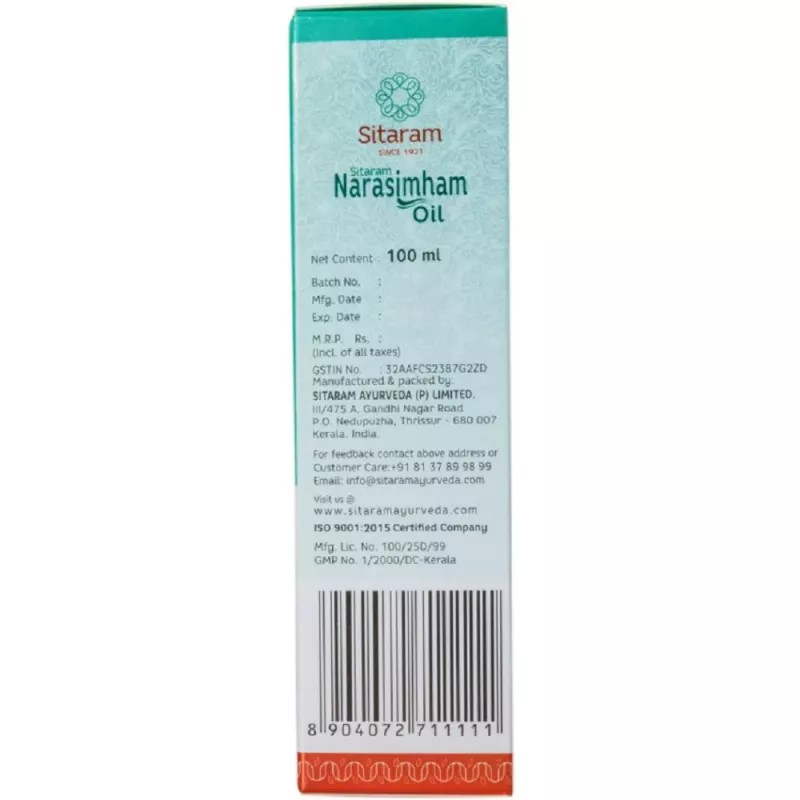 Sitaram Ayurveda Narasimham Oil (200ml)