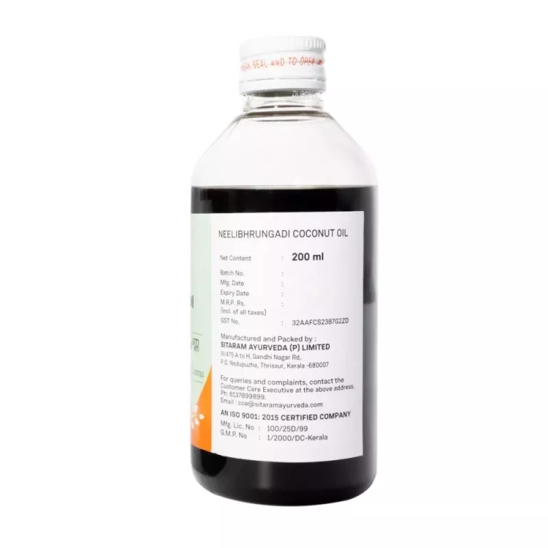 Sitaram Ayurveda Neelibhringadi Coconut Oil (200ml)