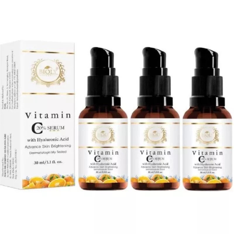 Bioly Vitamin C 20% Serum (30ml, Pack of 3)