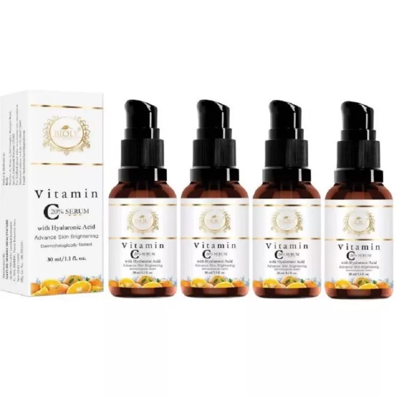 Bioly Vitamin C 20% Serum (30ml, Pack of 4)