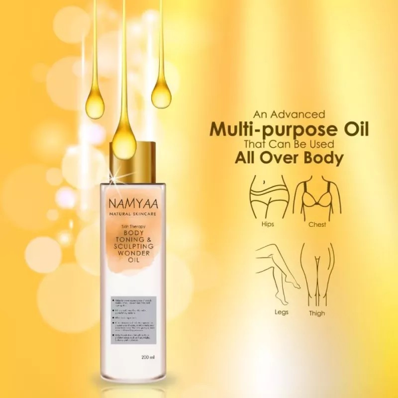 Namyaa Natural Science Body Toning & Sculpting Wonder Oil (200ml)
