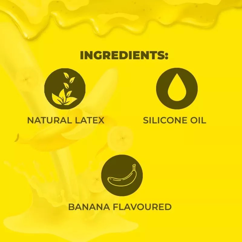 NottyBoy Sixtynine Extra Thin Banana Flavour Condoms (10pcs)