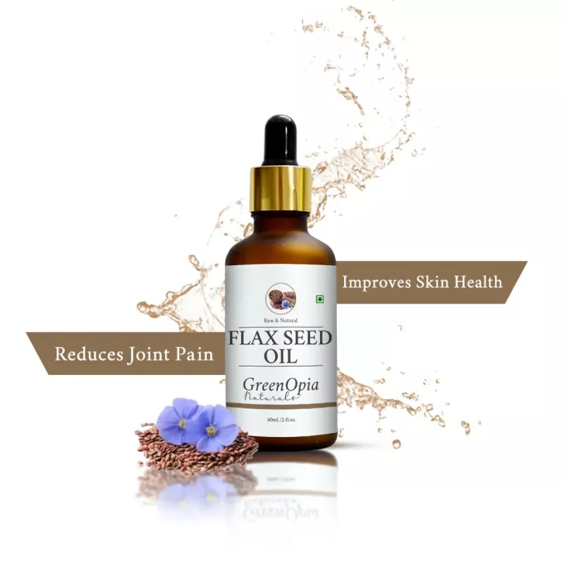 GreenOpia Naturals Flax Seed Oil (60ml)