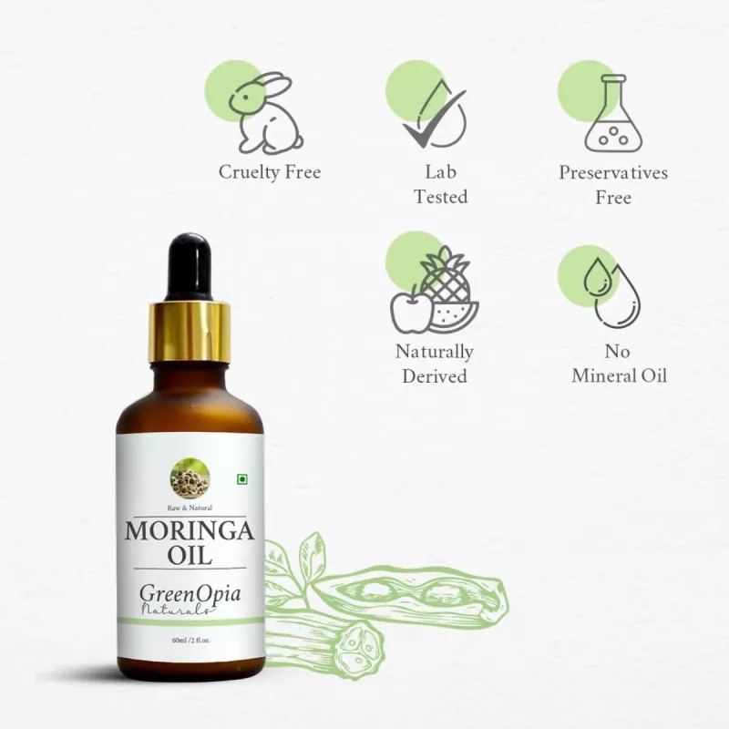 GreenOpia Naturals Moringa Seed Oil (60ml)