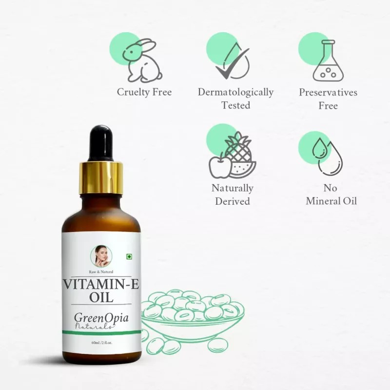 GreenOpia Naturals Vitamin E Oil (60ml)
