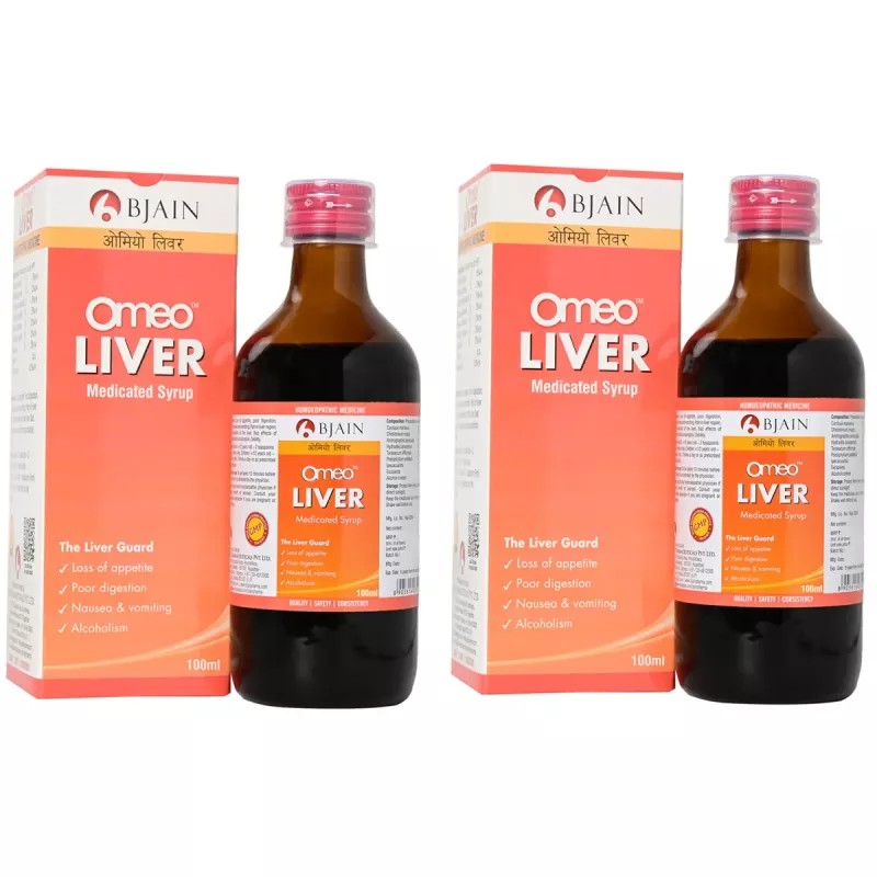 BJain Omeo Liver Syrup (100ml, Pack of 2)