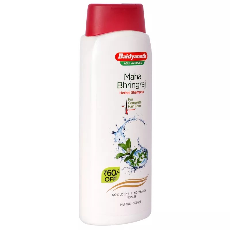Baidyanath Mahabhringraj Herbal Shampoo (500ml)