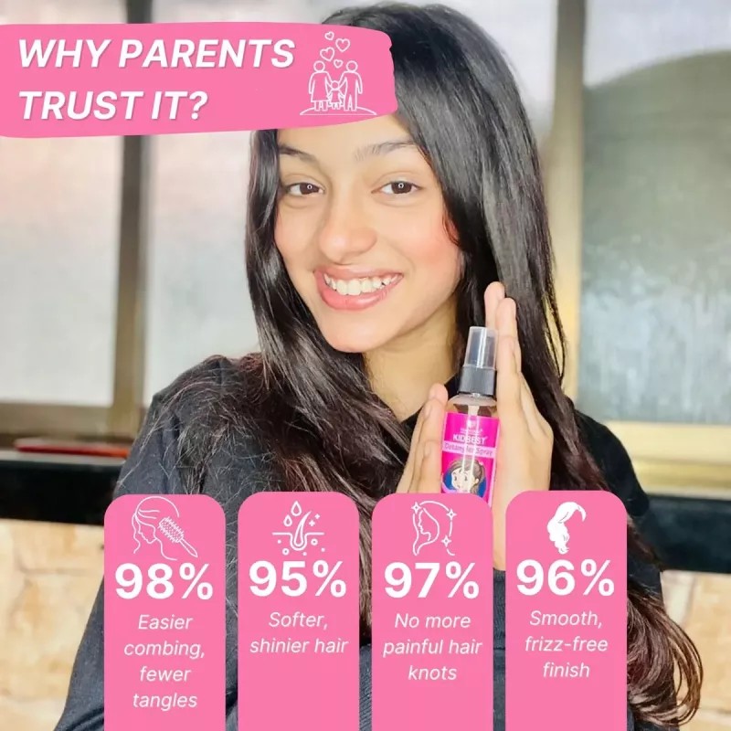 HealthBest Kidbest Detangler Spray (100ml)