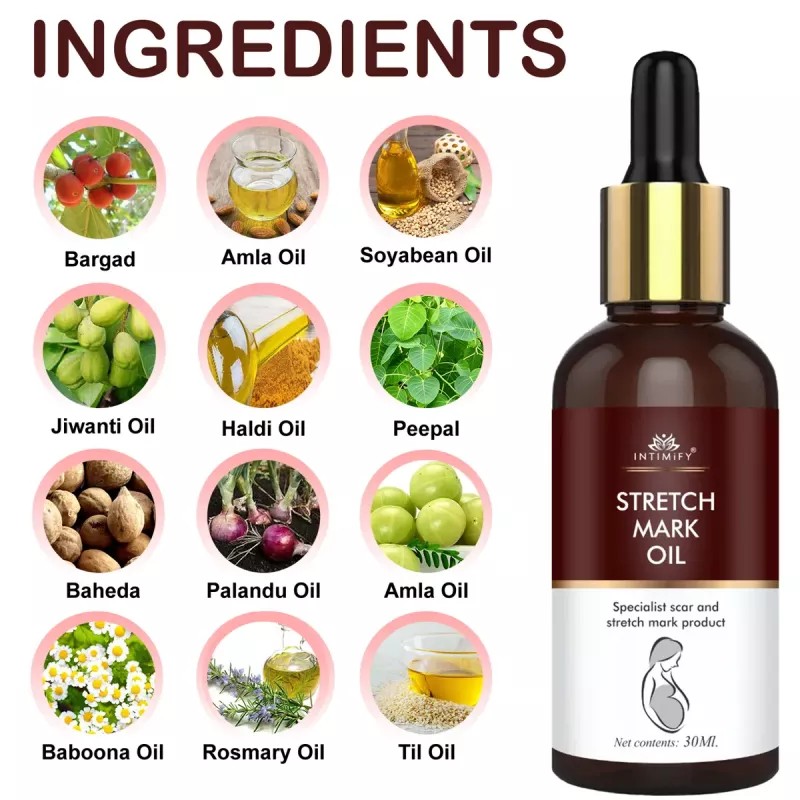 Intimify Stretch Mark Oil (30ml)