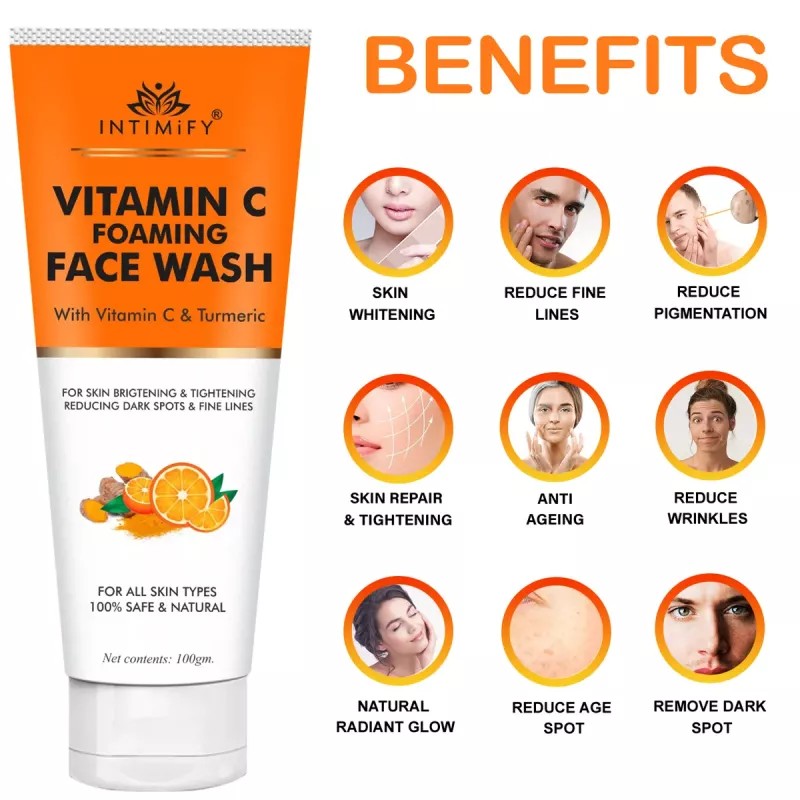 Intimify Vitamin C Foaming Face Wash (100g)