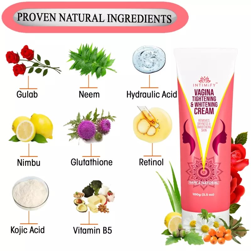 Intimify Vagina Tightening & Whitening Cream (100g)