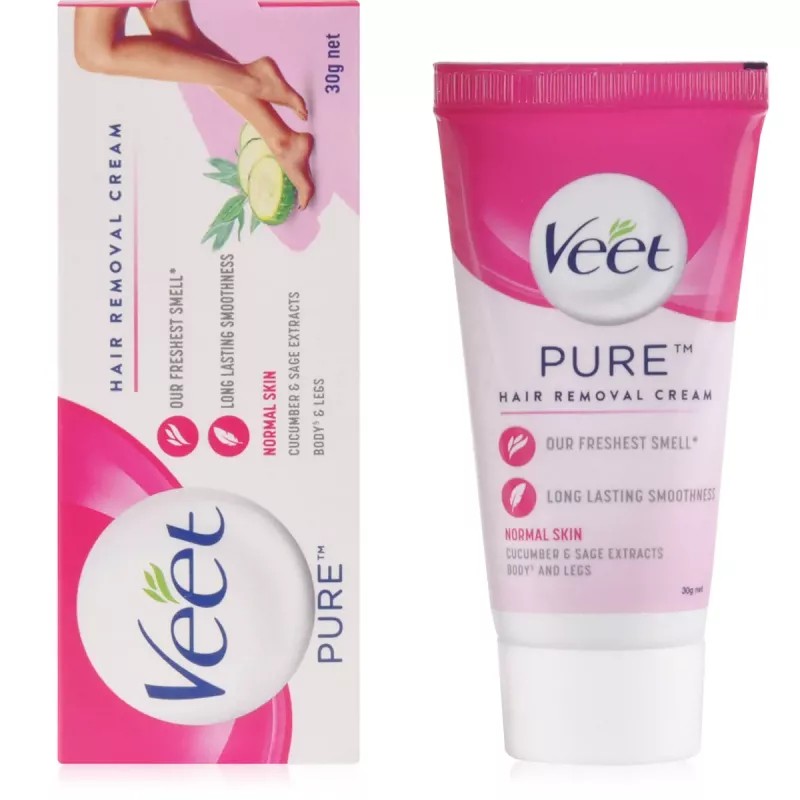 Veet Pure Hair Removal Cream (Normal skin) (30g)