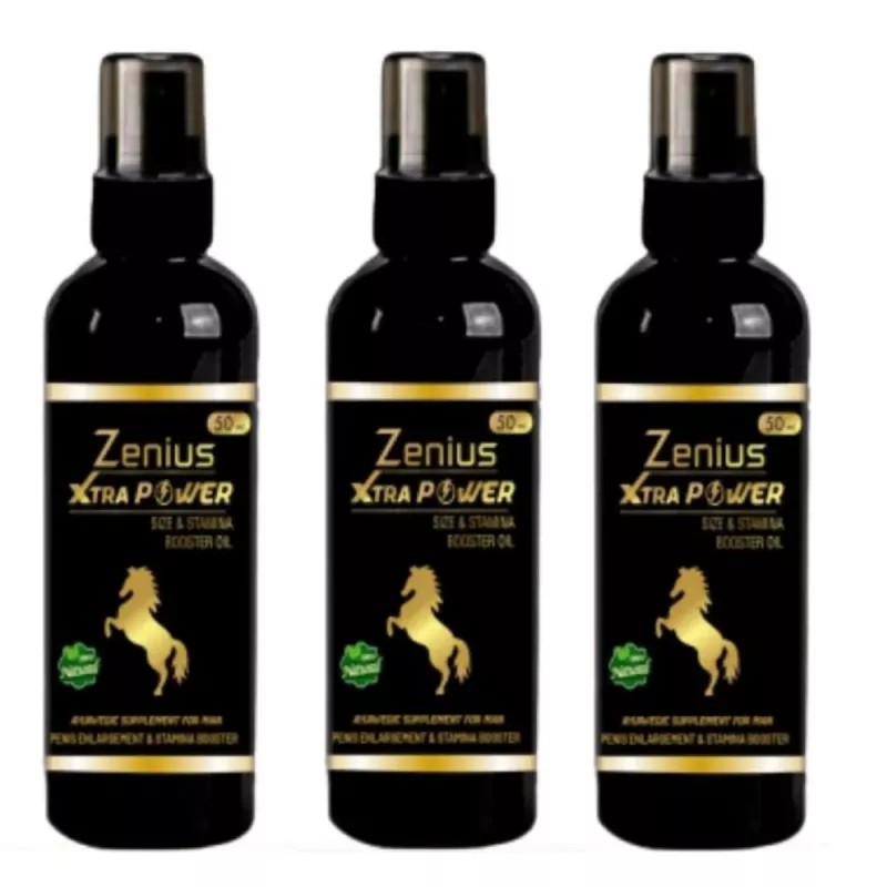 Zenius India Xtra Power Sexual Oil For Men (50ml, Pack of 3)