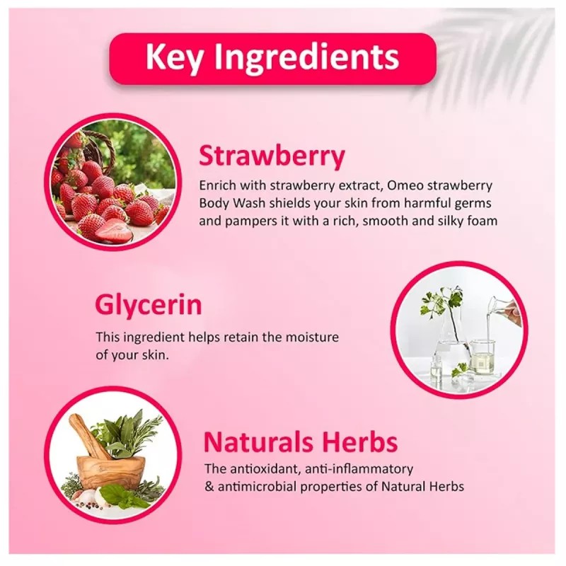 Omeo Berry Blossom Body Wash (200ml)