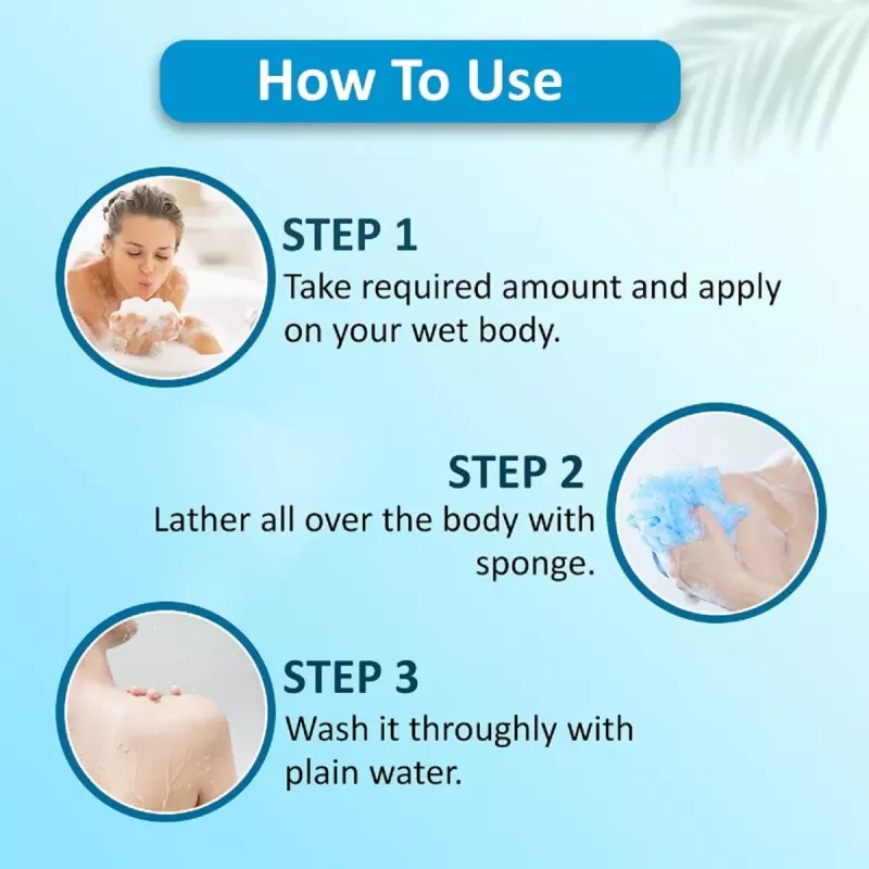 Omeo Aqua Fresh Body Wash (200ml, Pack of 2)