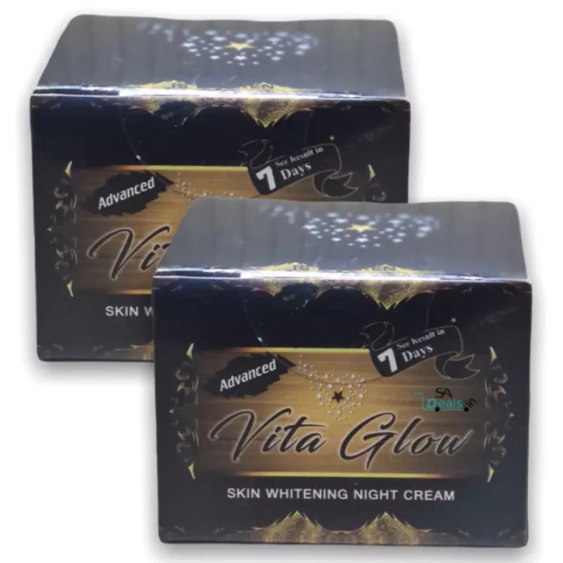 Vita Glow Night Cream (30g, Pack of 2)