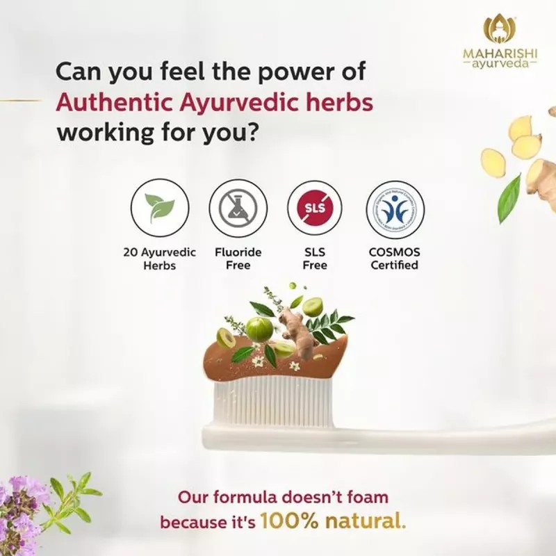 Maharishi Ayurveda Ayurdent Classic Herbal Toothpaste (75ml)