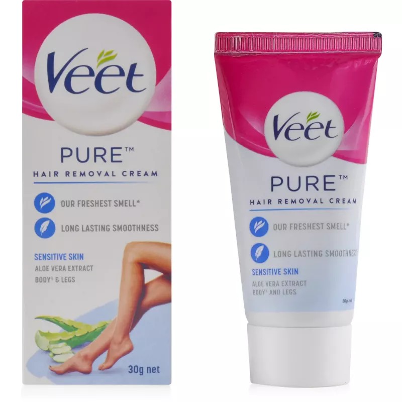 Veet Pure Hair Removal Cream (Sensitive Skin) (30g)