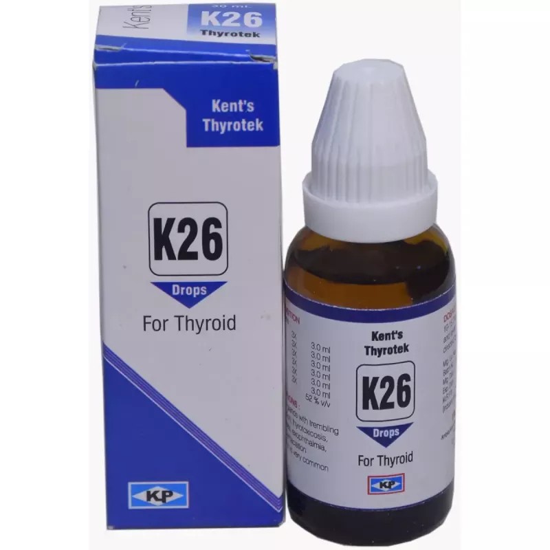 Kent Pharmaceuticals K26 For Thyroid (30ml)
