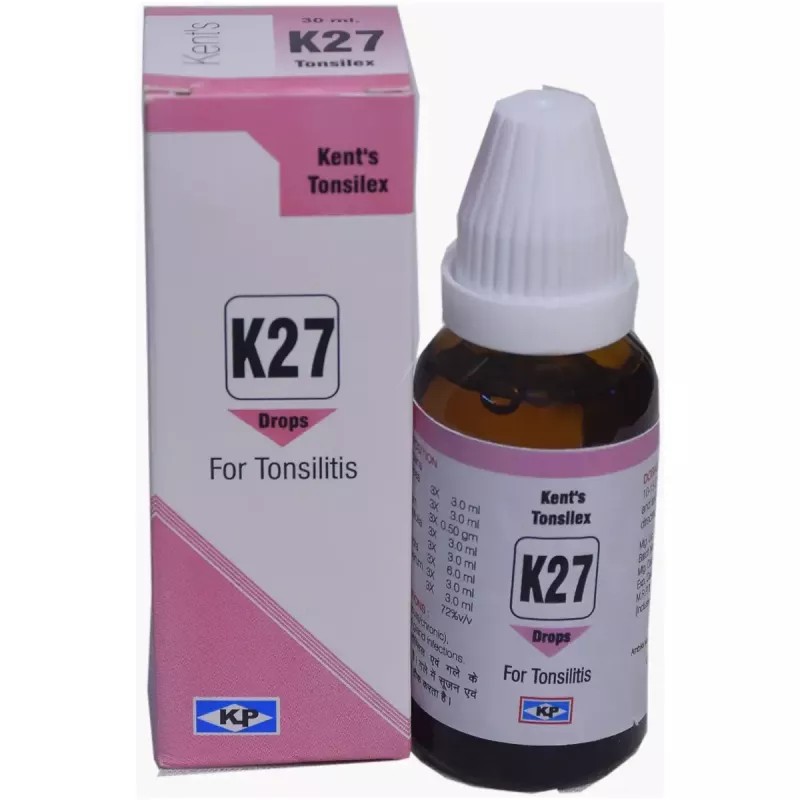 Kent Pharmaceuticals K27 For Tonsilitis (30ml)