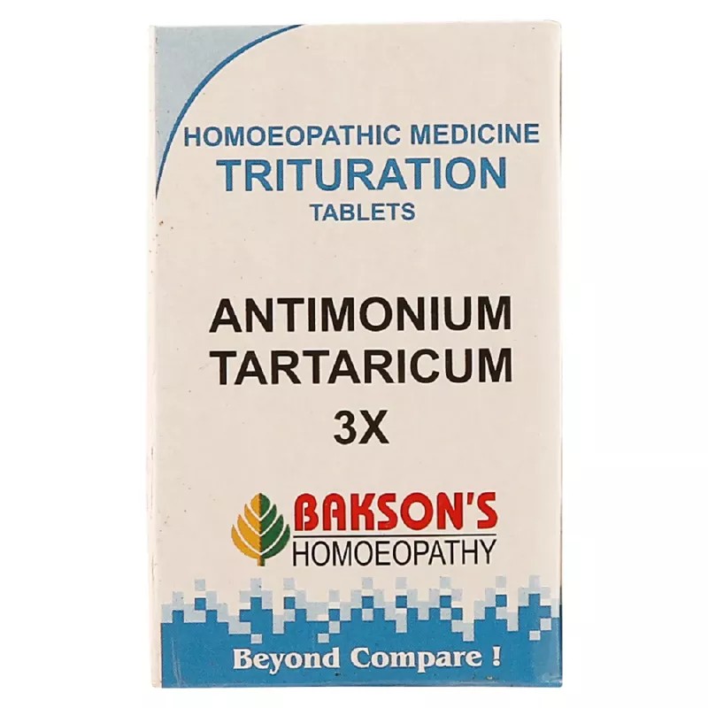 Bakson Antimonium Tartaticum 3X (100tab)