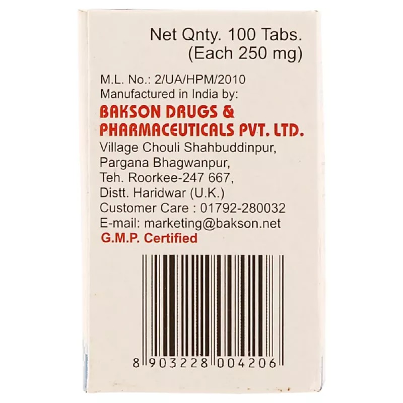 Bakson Antimonium Tartaticum 3X (100tab)