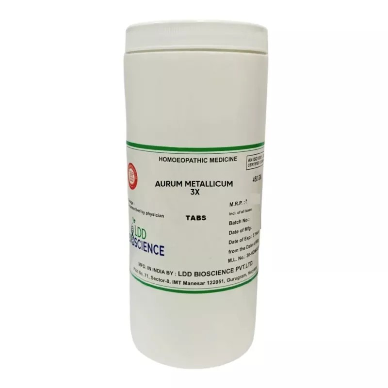 LDD Bioscience Aurum Metallicum 3X (450g)