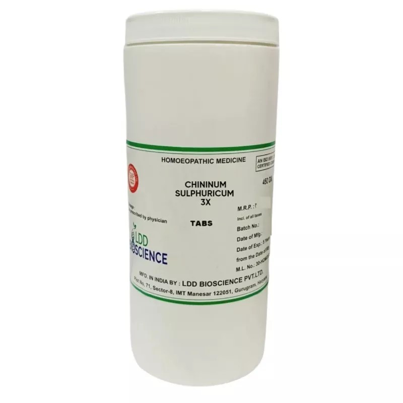 LDD Bioscience Chininum Sulphuricum 3X (450g)