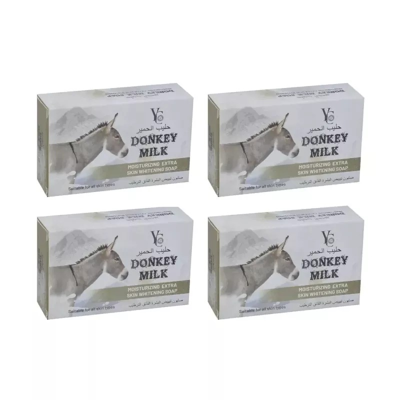 YC Donkey Milk Soap (100g, Pack of 4)