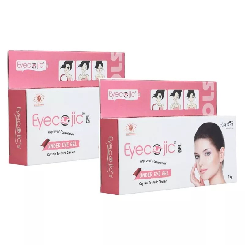 Optho Lifesciences Eyecojic Under Eye Gel (15g, Pack of 2)