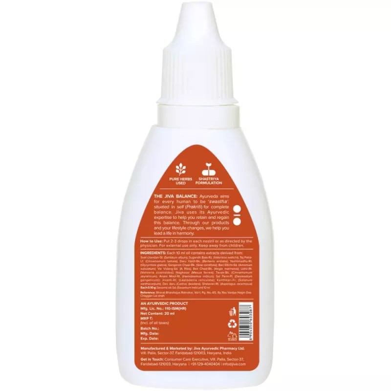 Jiva Ayurveda Anu Oil (20ml)