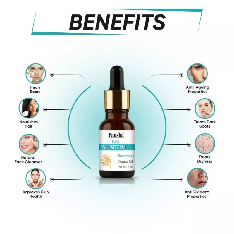 Rausha Foaming Apple Cider Face Wash + Pure Wheatgerm Oil (Face Wash 150ml + Oil 15ml) (1Pack)