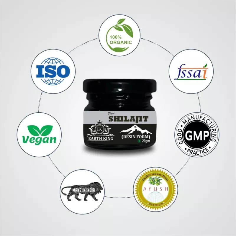 Earth King Pure Shilajit Resin Form (20g)