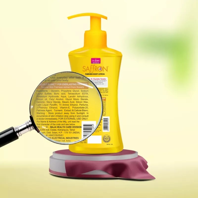 VI-John Saffron Turmeric Fairness Body Lotion (250ml)