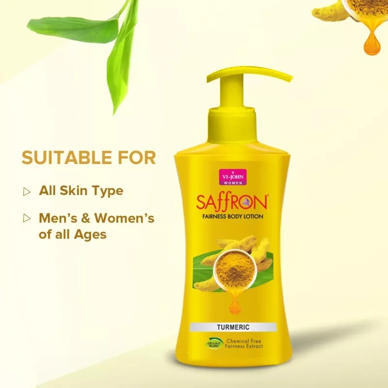VI-John Saffron Turmeric Fairness Body Lotion (250ml)